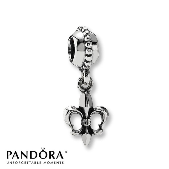 PANDORA Fleur de Lis Dangle Charm